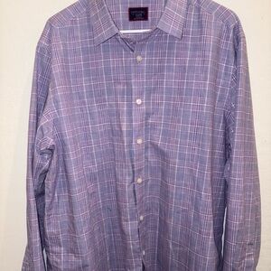 UNTUCKit Men's Lavender Checkered Shirt